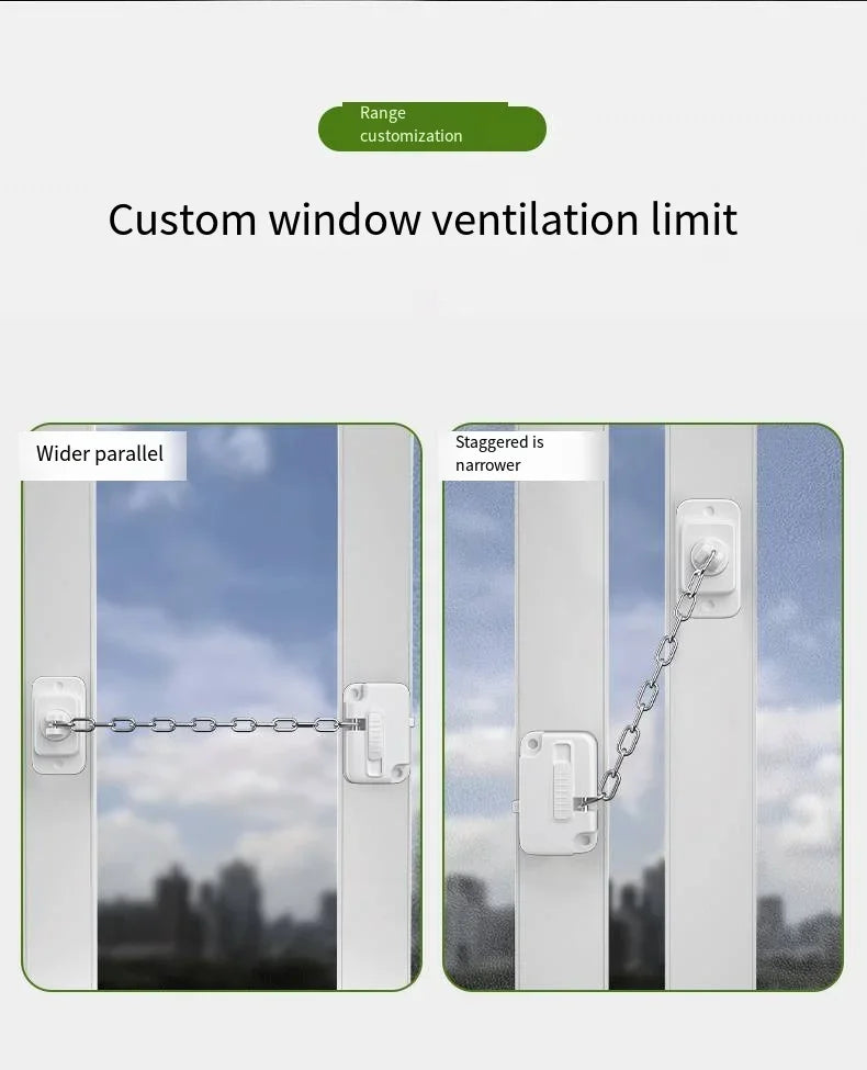 Child Safety Locks Adjustable Window Limiters