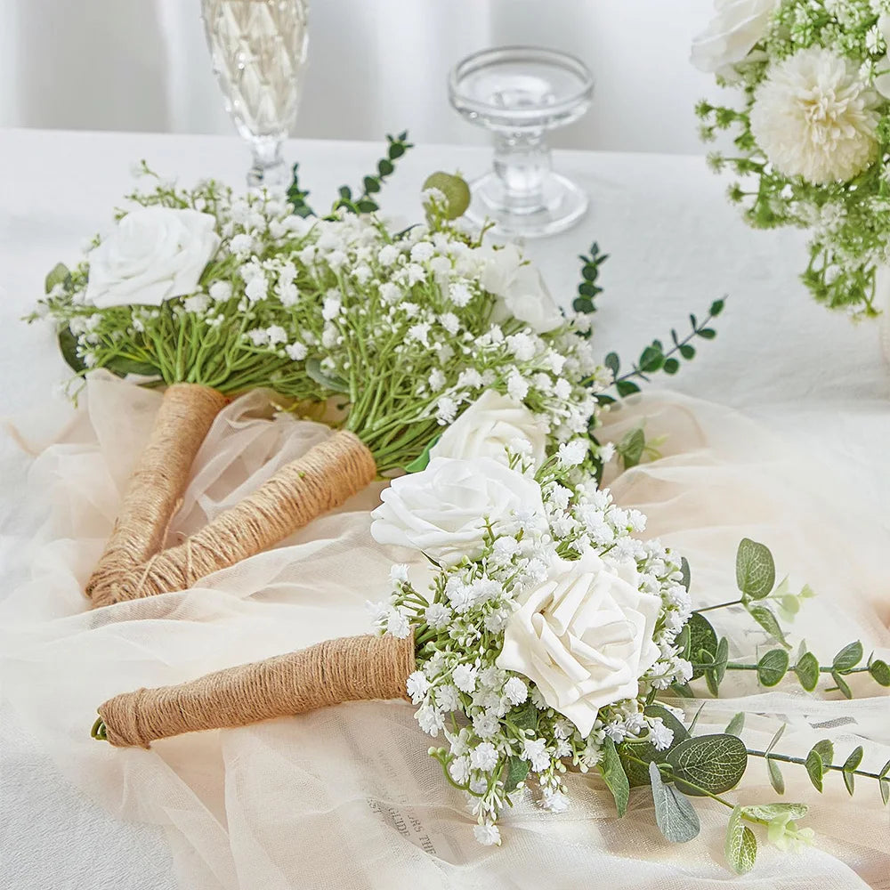 10/15pcs Artificial Flowers Baby Breath