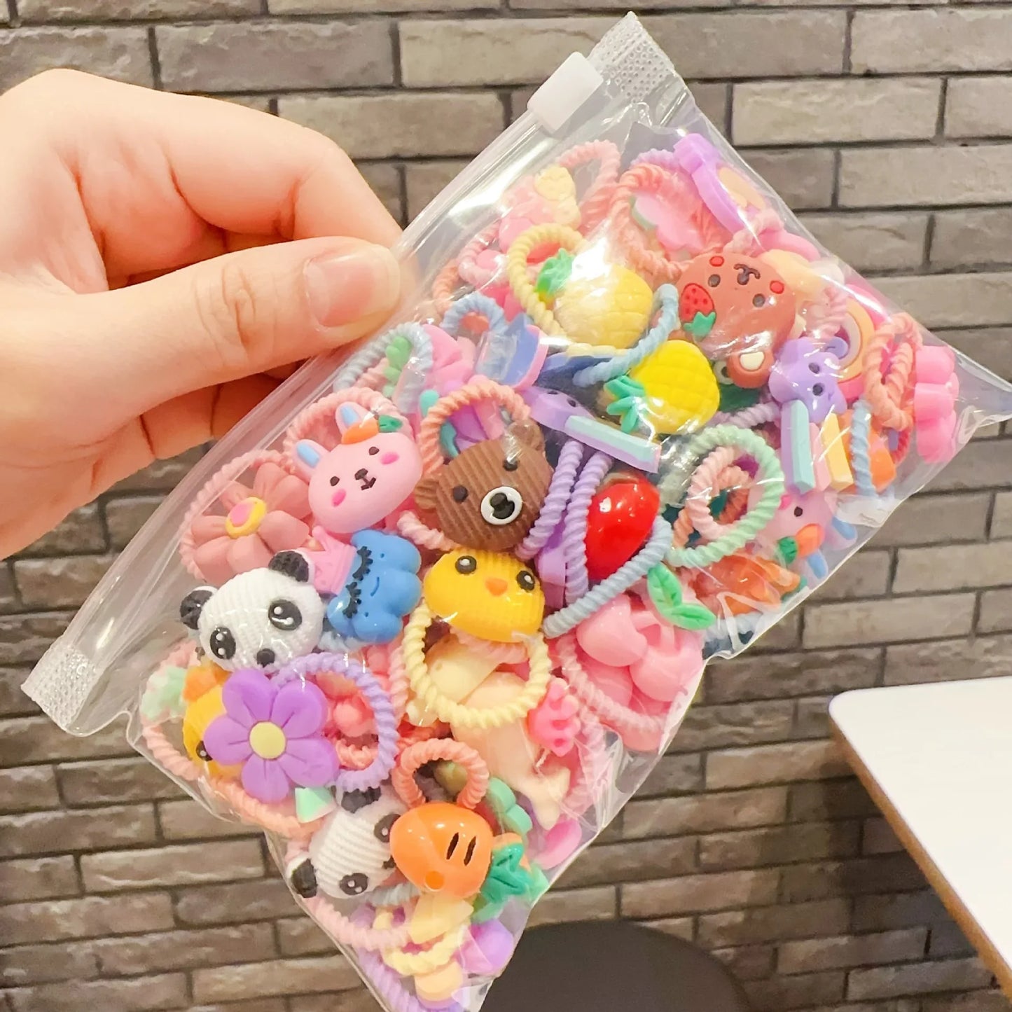 Children Hair Bands Girls Cartoon Elastic Hair Ties