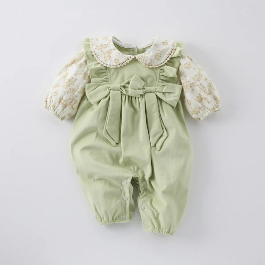 Spring Baby Girl Long-sleeved Romper