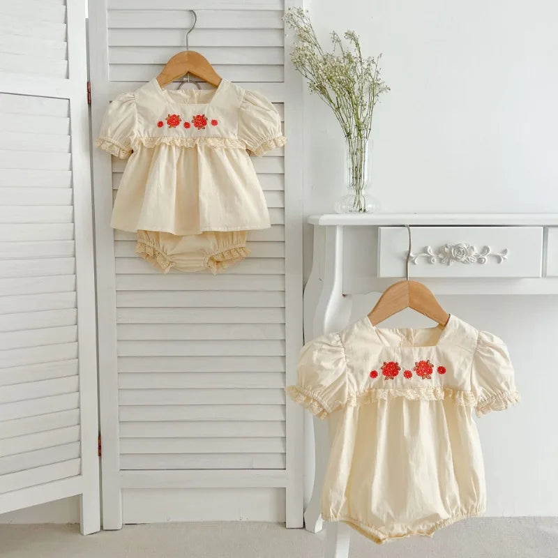 Baby Girls Cotton Clothing Set