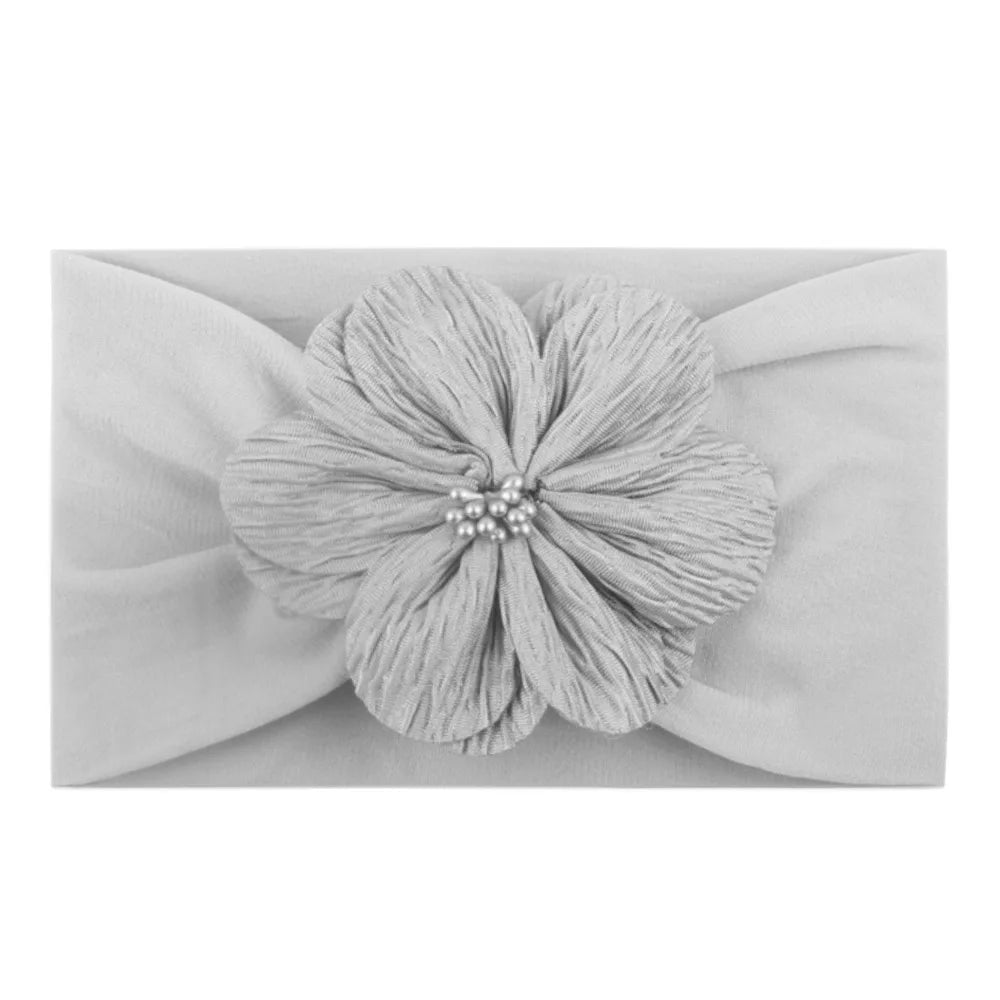 13 Colors Flower Baby Headband Soft and Elastic