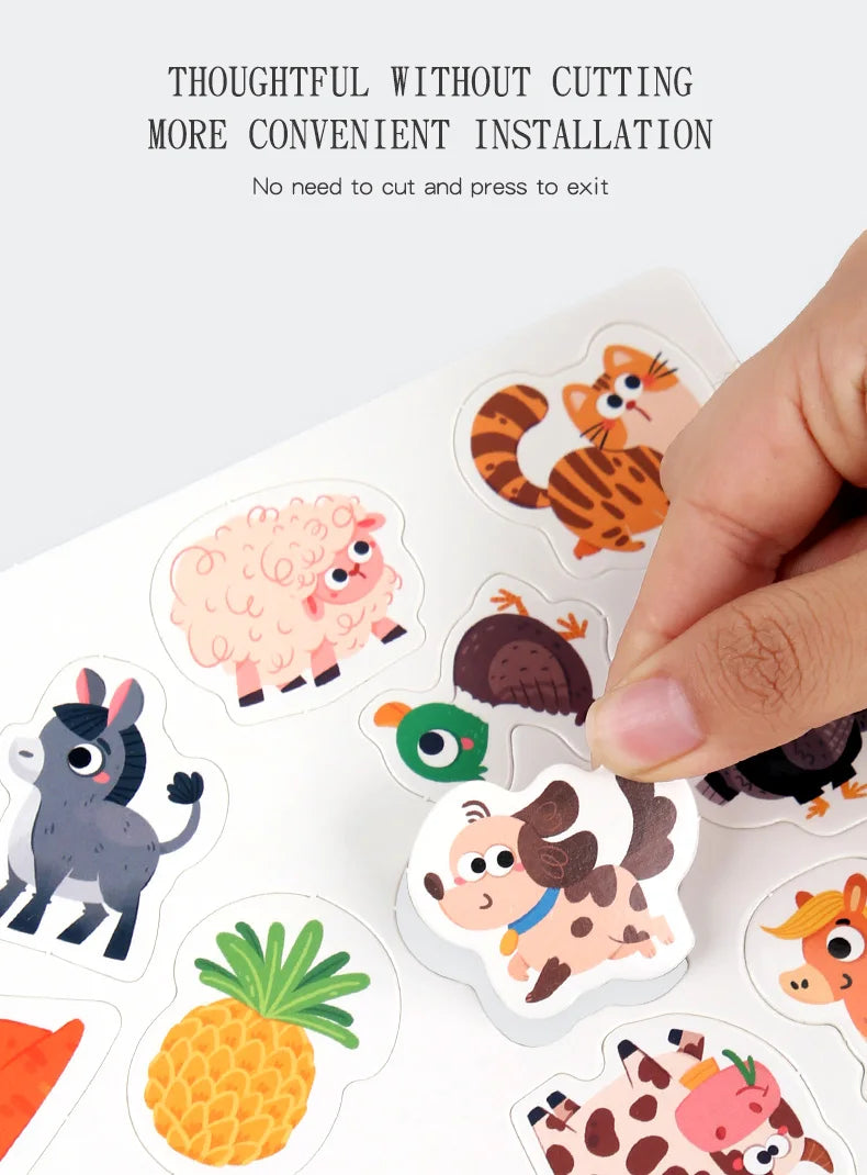 Puzzle Book Word Recognition Children's Early Education