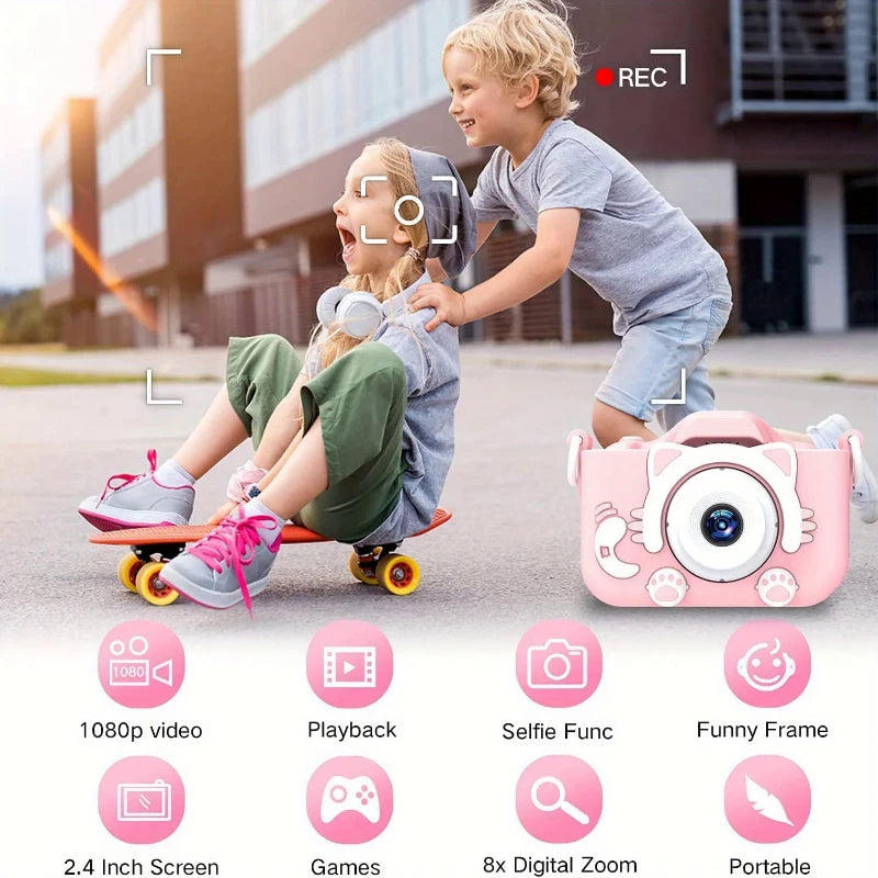 1080P Photographic Camera 32G Kids Digital Video Cam