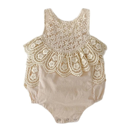 Summer Cotton Bodysuits for Baby Girls.