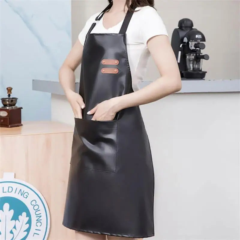 Waterproof And Oil Resistant Apron For Kitchen