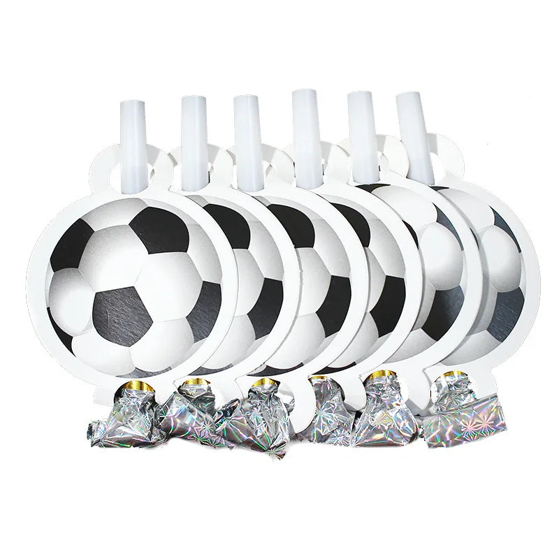 Soccer Football Birthday Decorations Aluminum Film Balloon Tableware Plate Cup Napkins Tablecloth Baby Shower Party Supplies