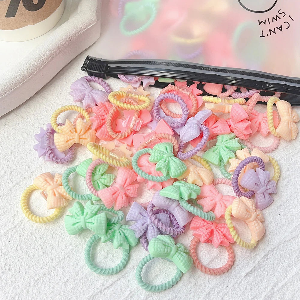 10Pcs Cartoon Hairbands Set for Girl