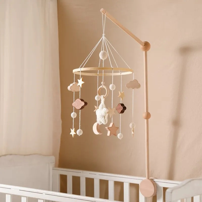 Baby Crib Mobile Bed Bell Rattle