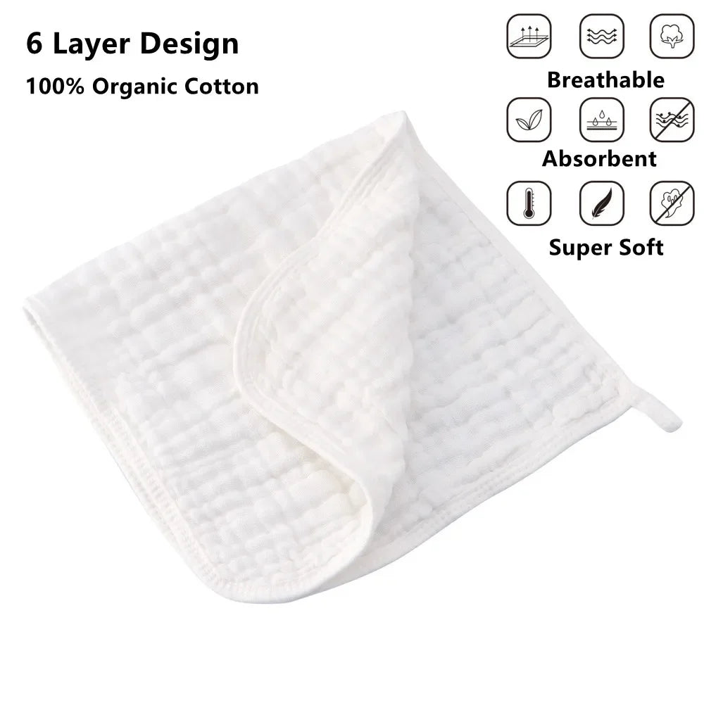 Large Burp Cloths Hand Washcloths for Baby Extra Absorbent