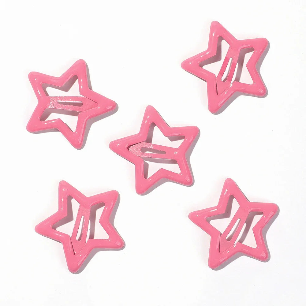 50 Pcs/set  Ornament Hair Clips Girls