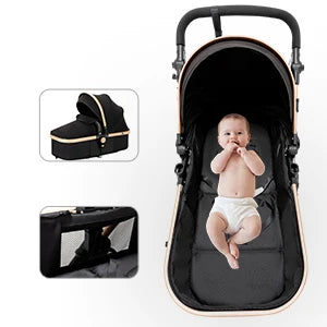 Baby Carriage 3 IN 1 Portable Travel Pram