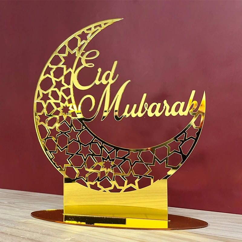 Eid Mubarak Ornaments Ramadan Decortion for Home 2025