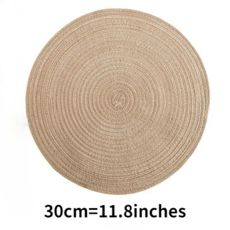 6pcs Round Table Mat