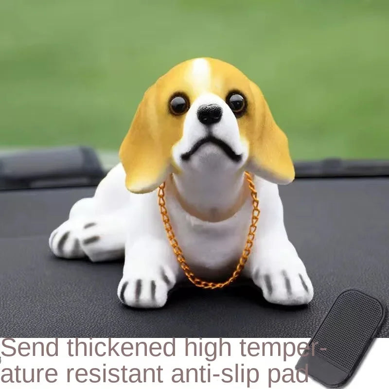 Car decoration shaking head dog