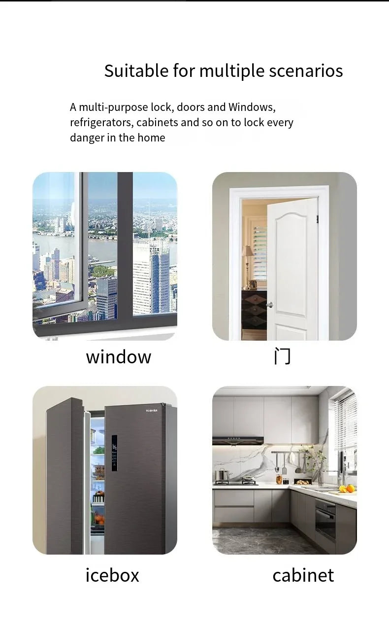 Child Safety Locks Adjustable Window Limiters