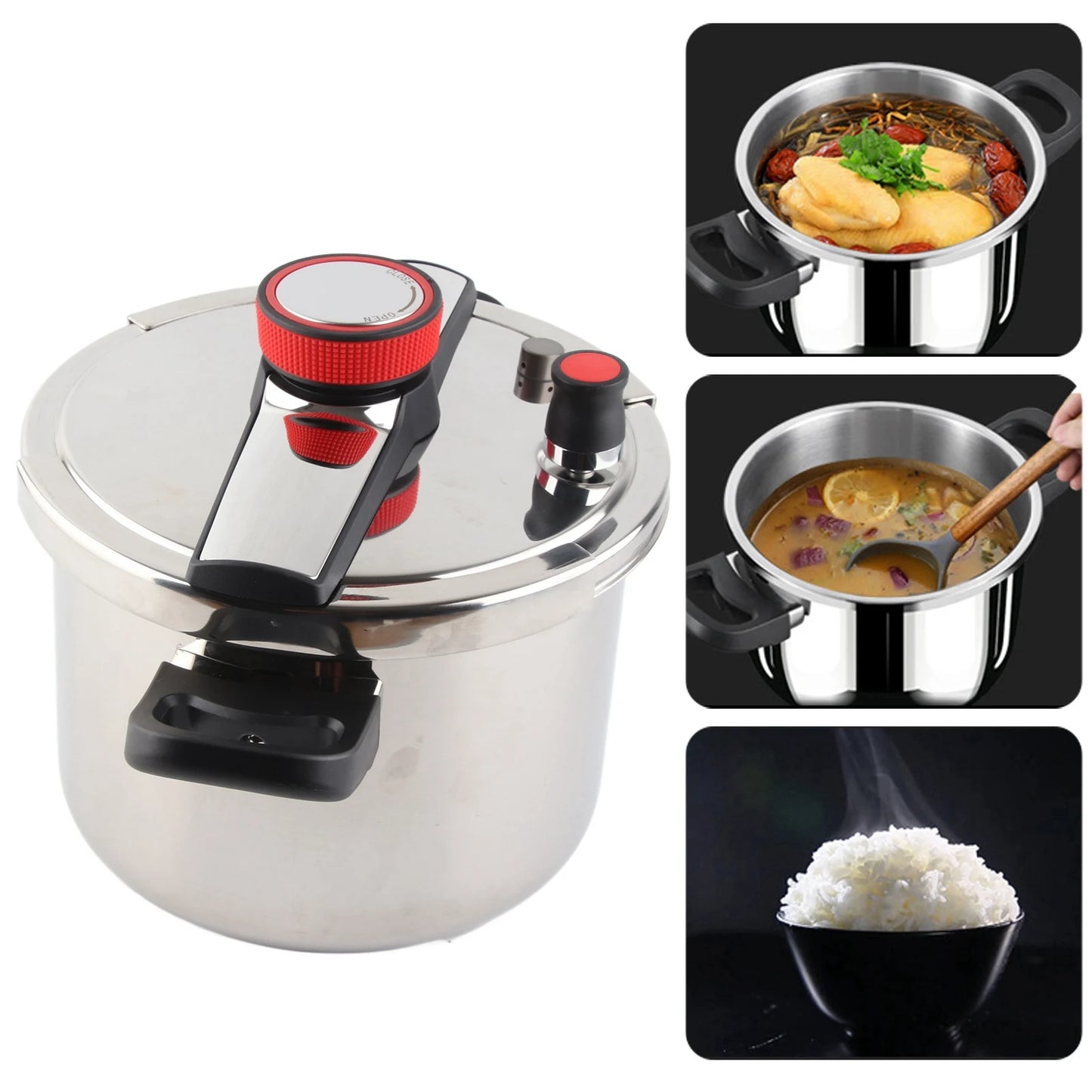 5/6/8L Large Pressure Cooker Multi Functional