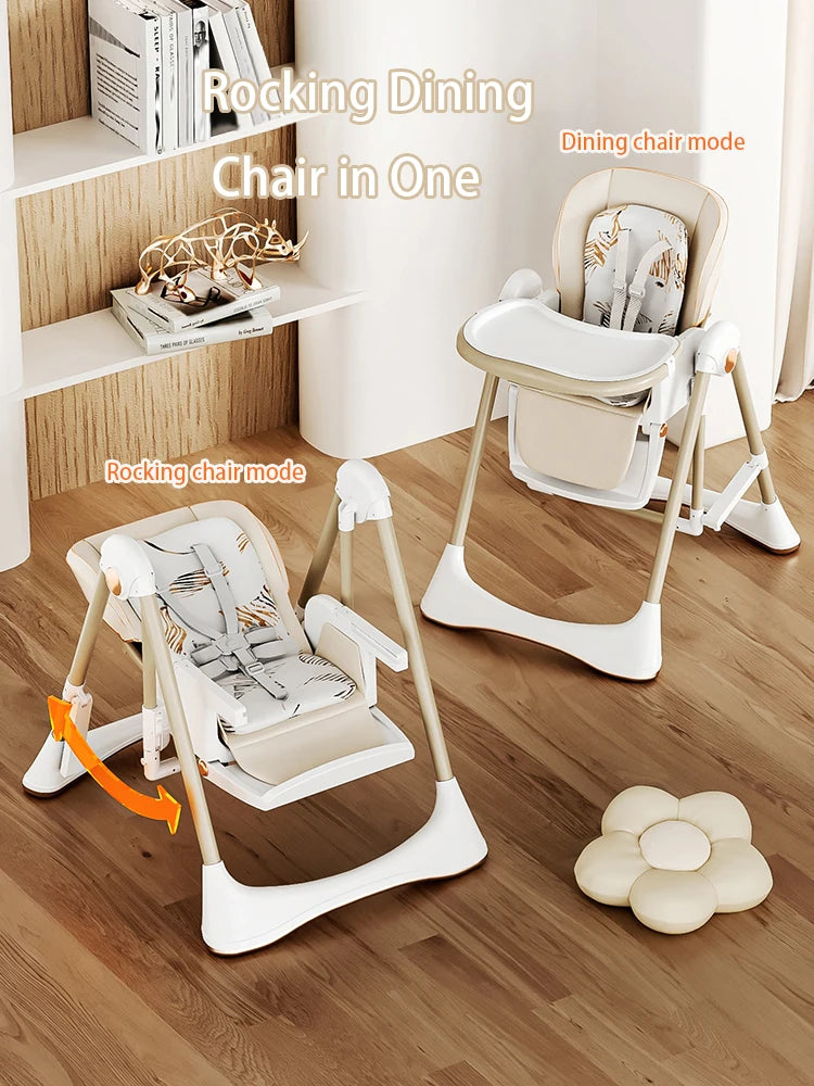 Baby Feeding Table Chair with Wheels