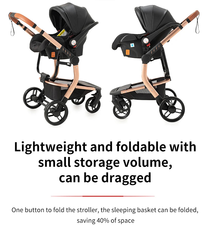 Newborn Stroller Baby Carriage High Quality