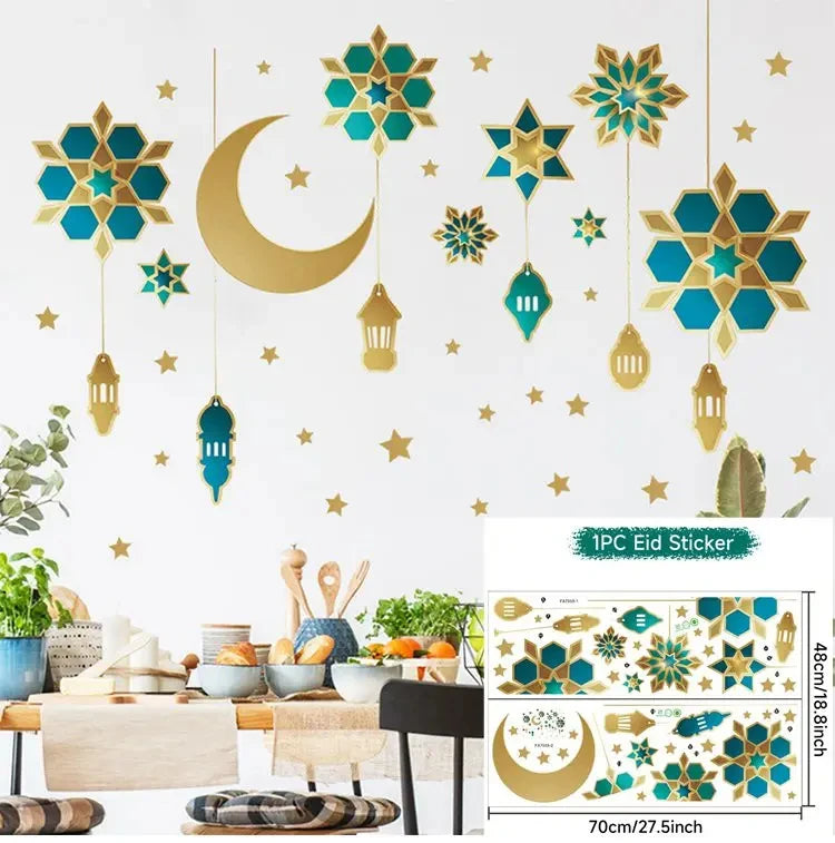 Window Stickers Ramadan Decoration