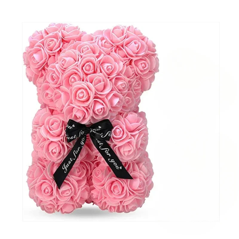 Artificial Flower Eternal Rose Teddy Bear