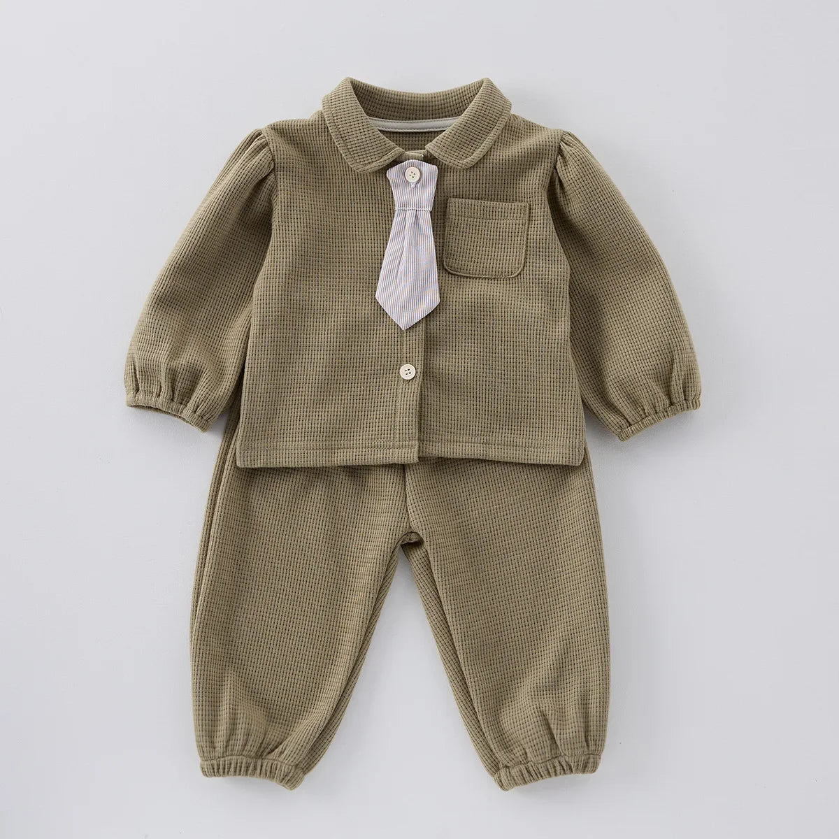 Spring Two-piece Set for Baby Boys and Girls Stylish and Trendy