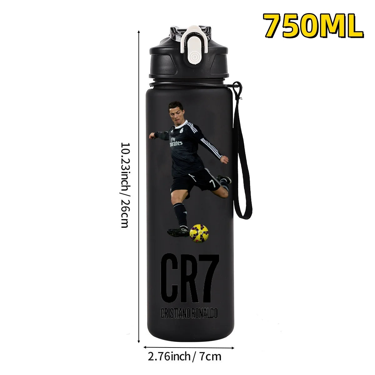 750ML Football Star  Water Cup