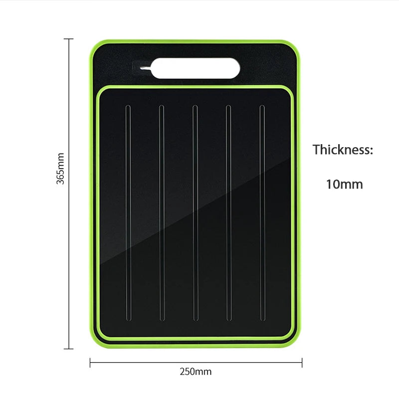 Double-side Cutting Board With Defrosting Function