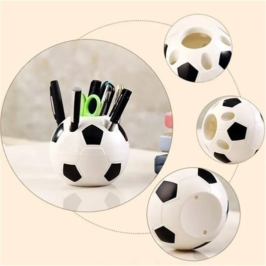 Pen Pencil Holder Football Shape