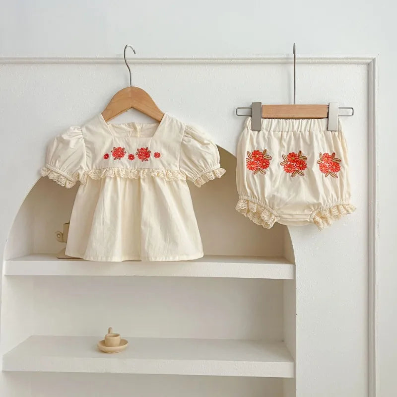 Baby Girls Cotton Clothing Set