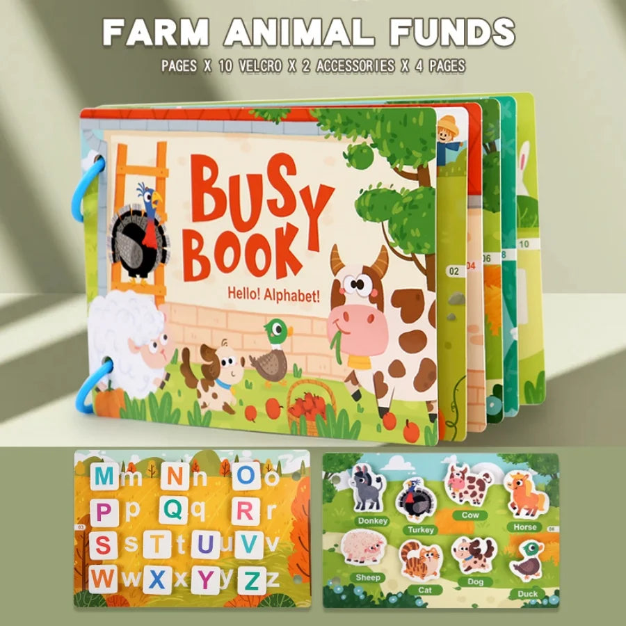 Puzzle Book Word Recognition Children's Early Education