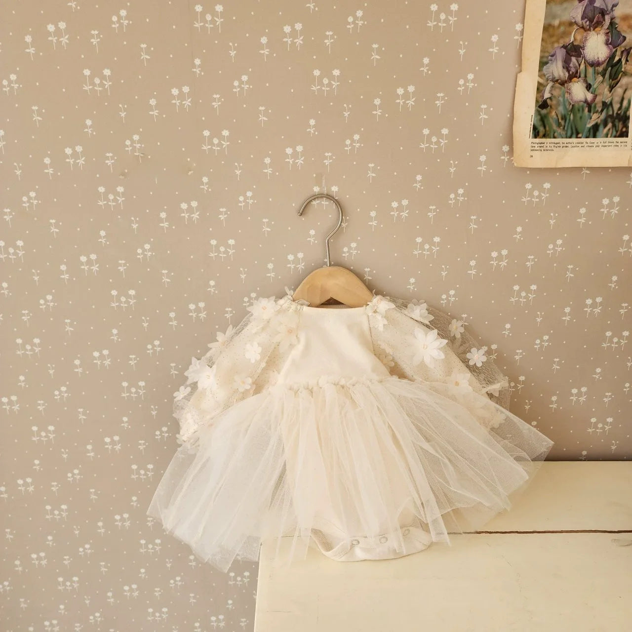 Baby Cotton Tulle Princess Dress