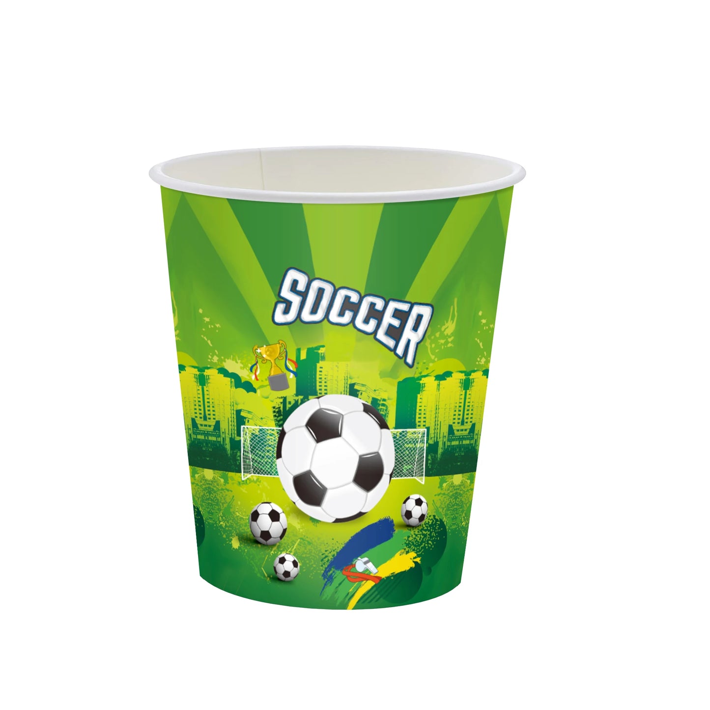 Soccer Football Birthday Decorations Aluminum Film Balloon Tableware Plate Cup Napkins Tablecloth Baby Shower Party Supplies