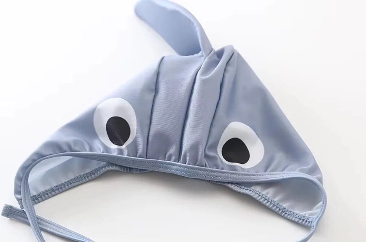 New Children's Swimsuits Adorable Shark-themed One-piece Swimsuits