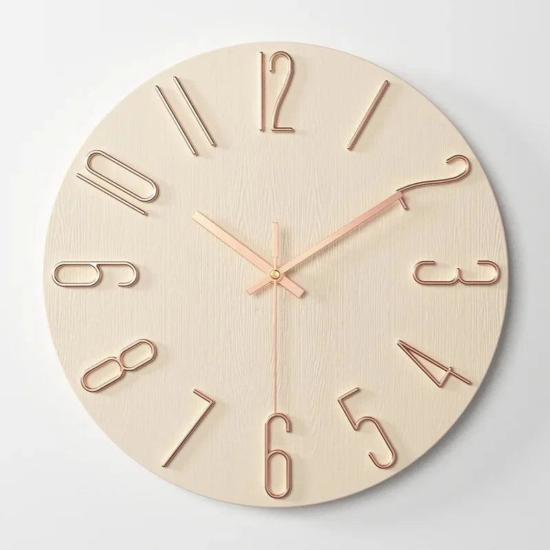 3D Digital Clocks Living Room Wall Clock