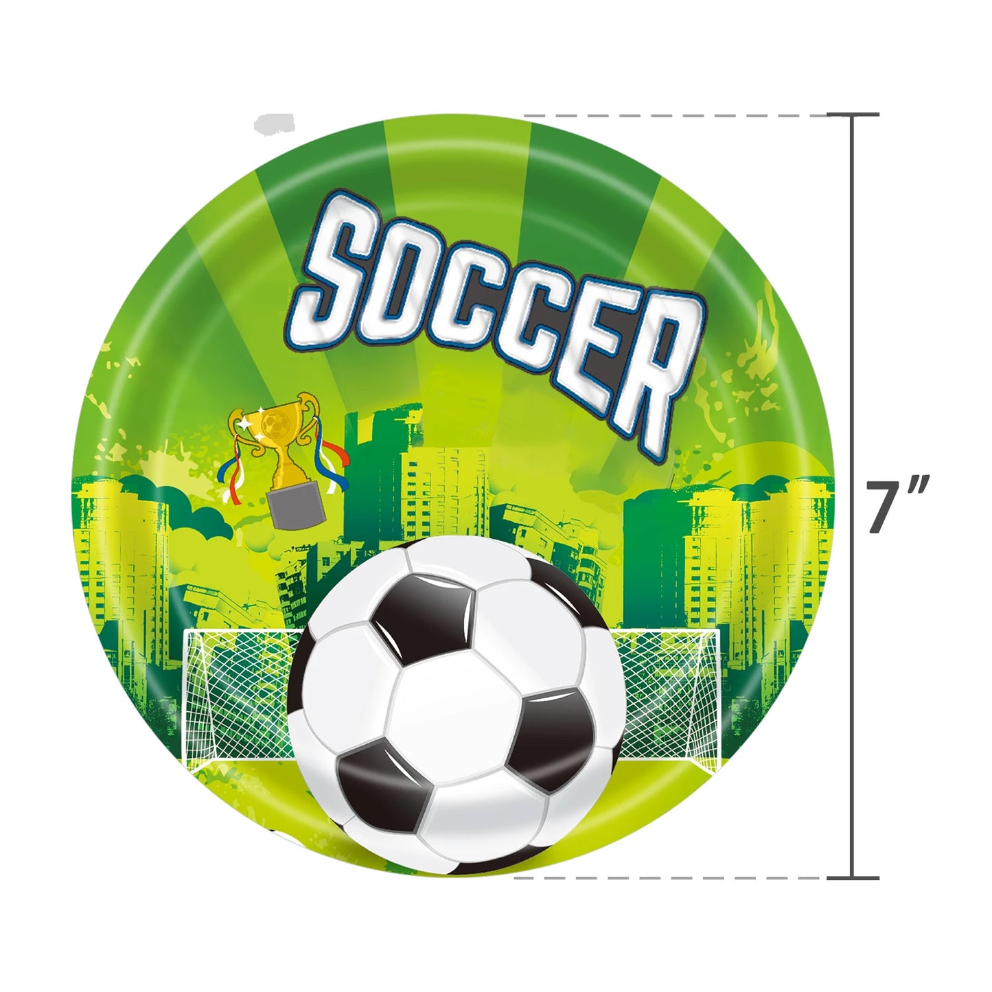 Soccer Football Birthday Decorations Aluminum Film Balloon Tableware Plate Cup Napkins Tablecloth Baby Shower Party Supplies