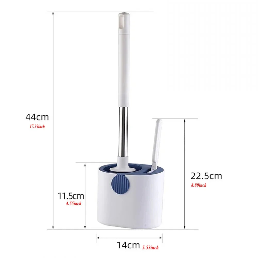 Toilet Brush With Toilet Brush Holder Wall-mounted