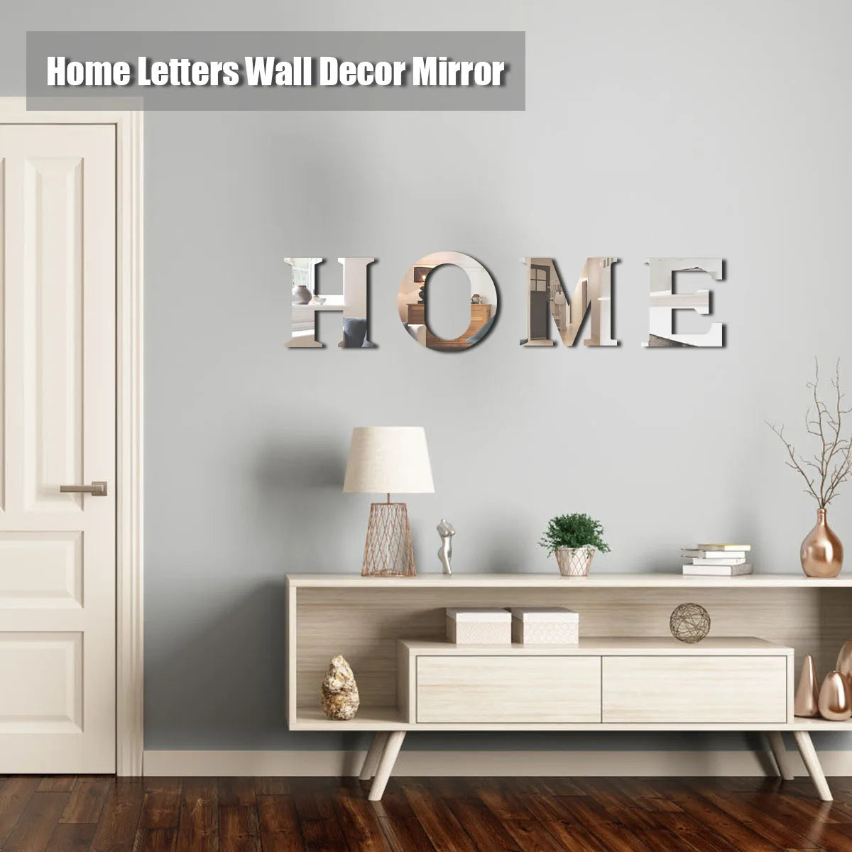 Large 3D Home Mirror Wall Stickers