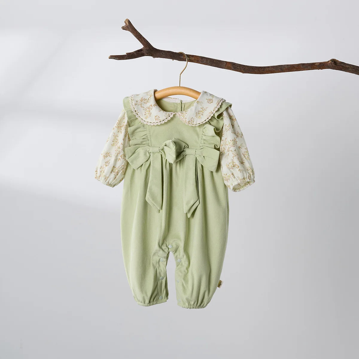 Spring Baby Girl Long-sleeved Romper