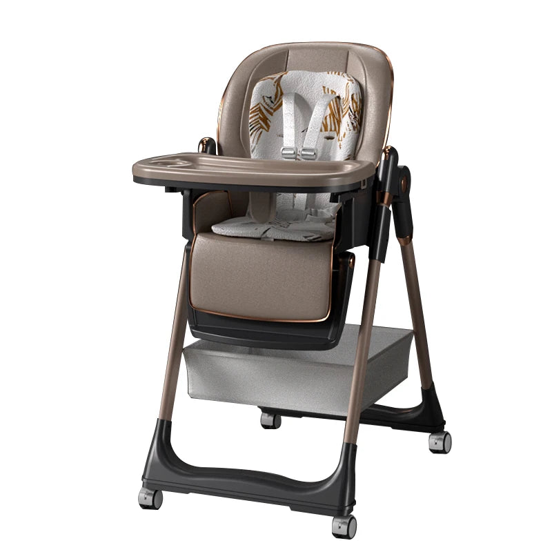 Baby Feeding Table Chair with Wheels