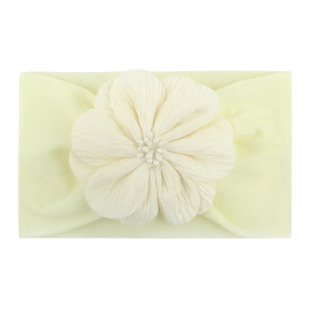 13 Colors Flower Baby Headband Soft and Elastic