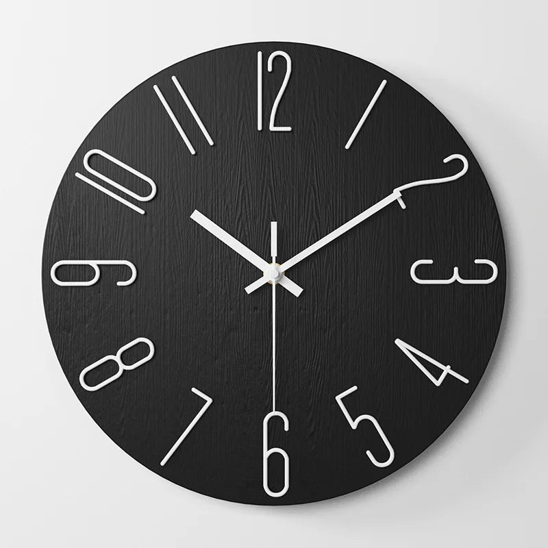 3D Digital Clocks Living Room Wall Clock