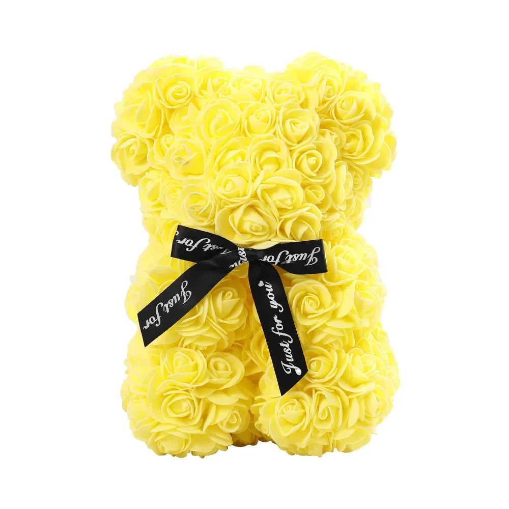 Artificial Flower Eternal Rose Teddy Bear