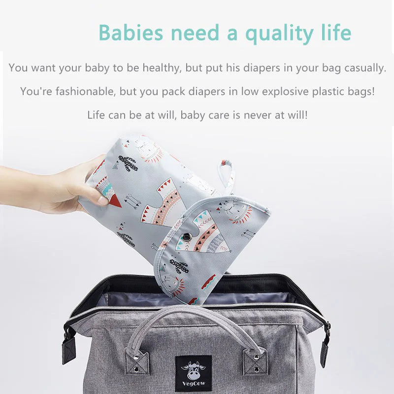 Baby Diaper Bag Organizer Reusable Waterproof