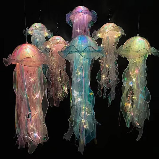 Jellyfish Lamp Under The Sea Colorful