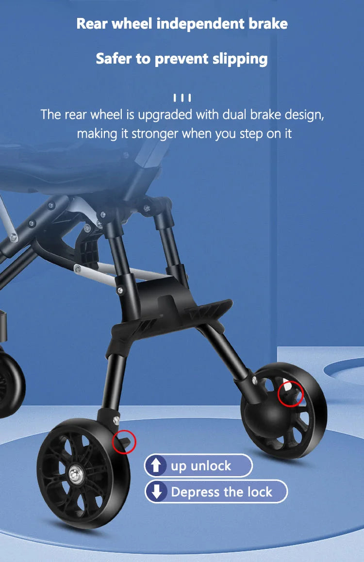 Baby Stroller Lightweight, Two-Way Seats