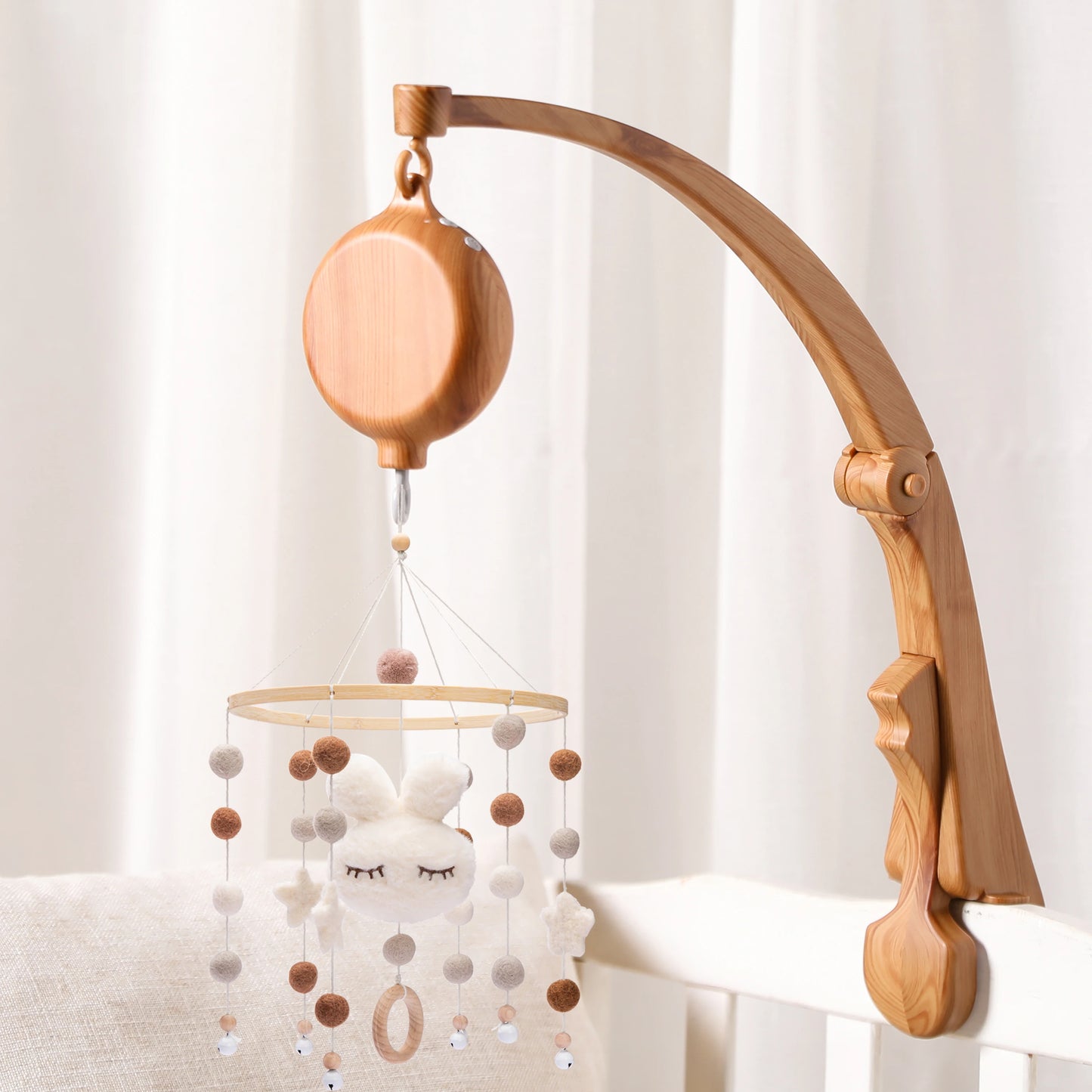 Baby Crib Bed Bell Holder