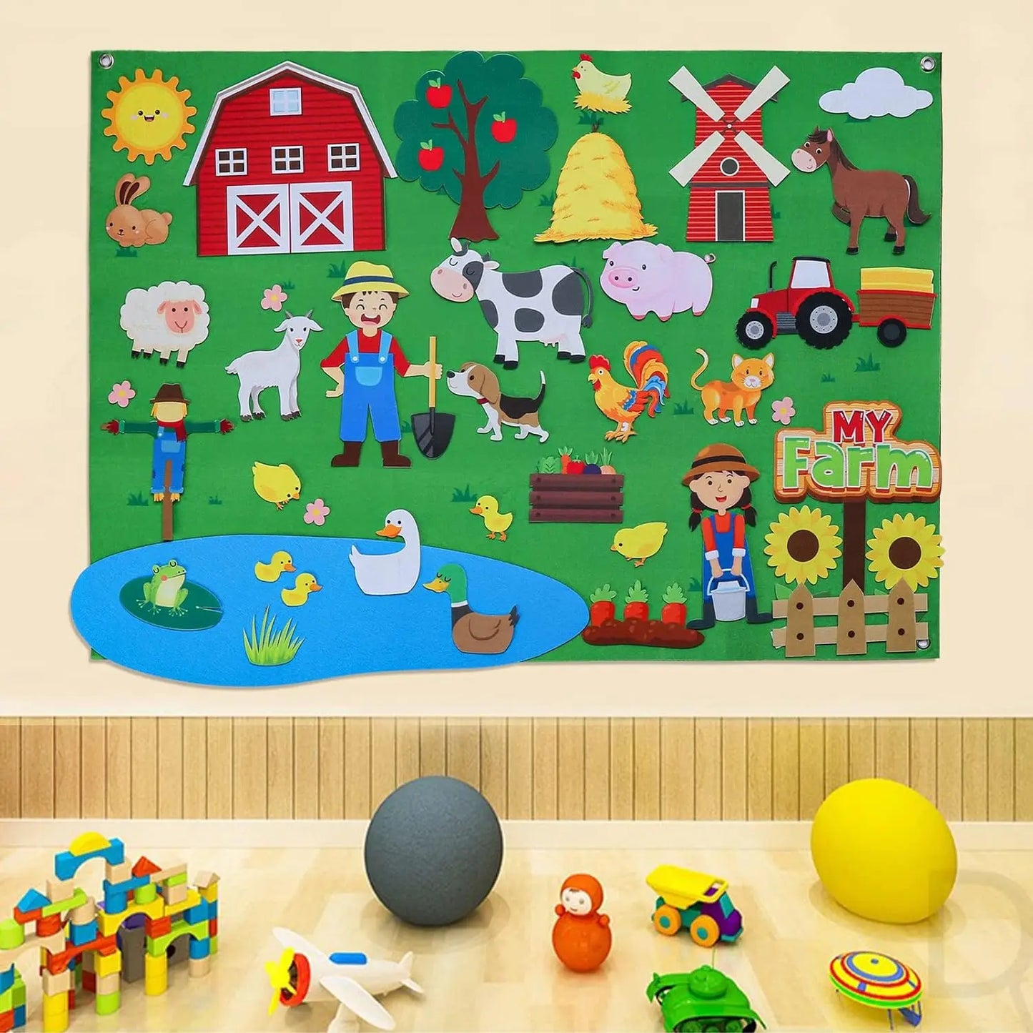 Toy for kids Farm Animals Preschool Education