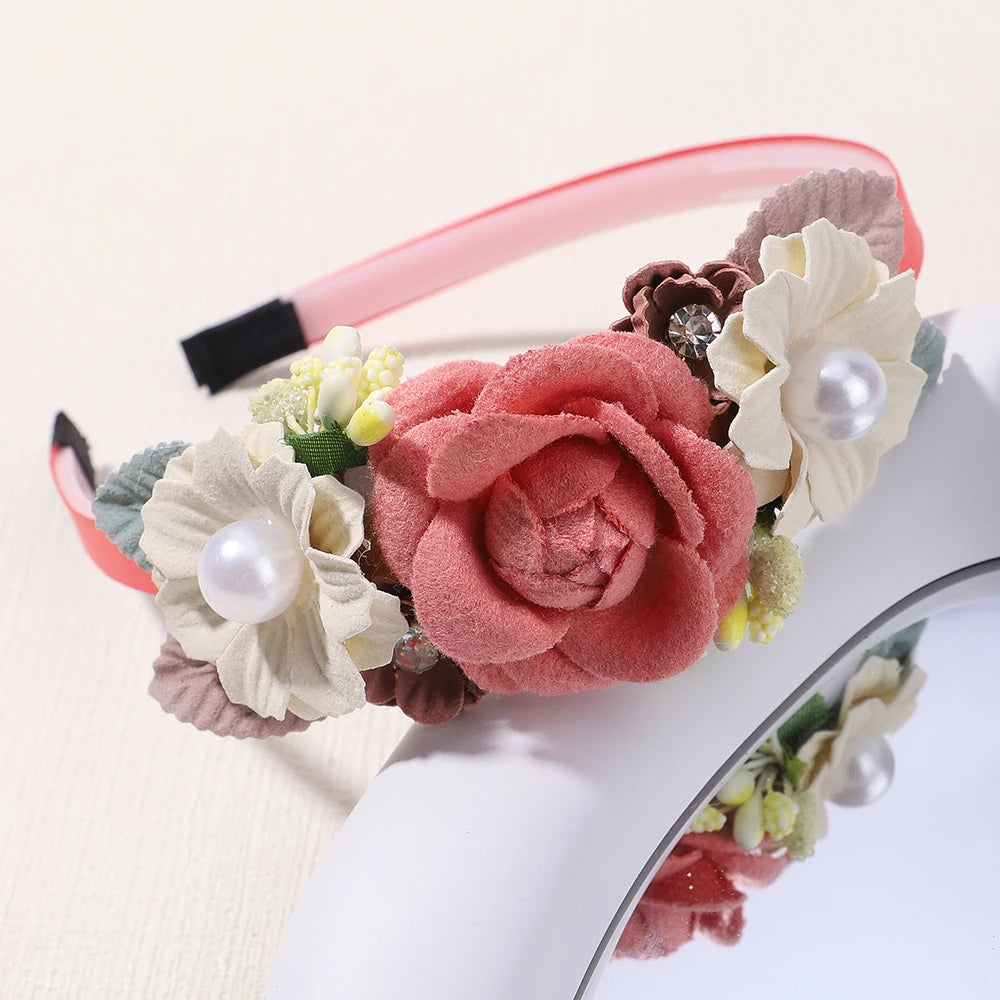 1pcs Hairband Artificial Flower Crown