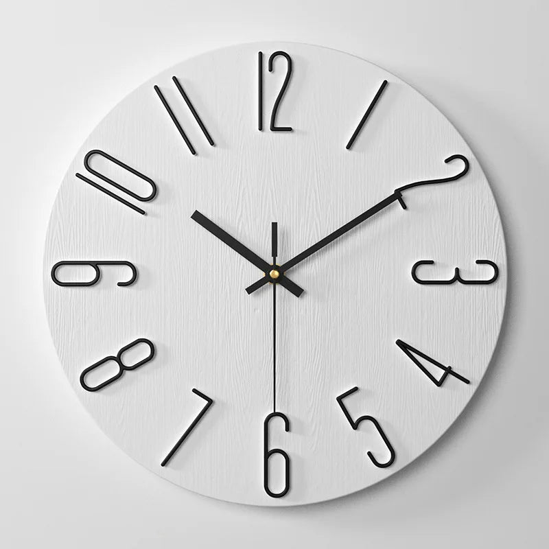 3D Digital Clocks Living Room Wall Clock